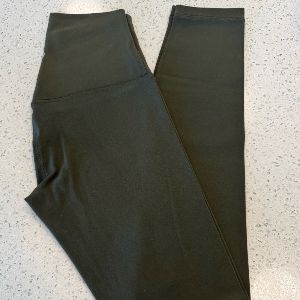 Lululemon Align High-Rise Pant 25” Green Leggings Size 2